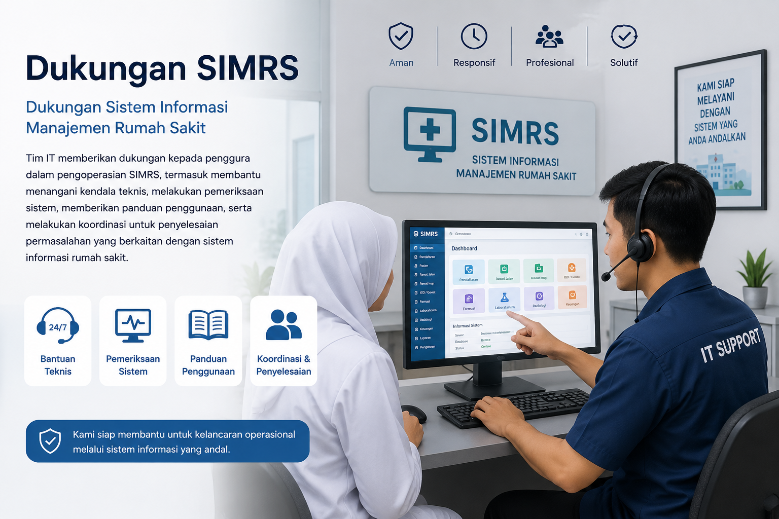 Visualisasi Dukungan SIMRS